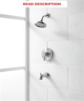 Harlow Nickel Pvd 1-Handle Bath/Shower Faucet with