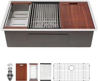 $289  Sarlai Stainless Steel Sink 30x18x10