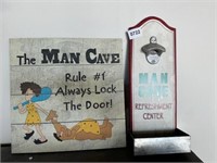 Group: Assorted Man Cave Signs