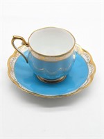 Royal Albert Blue and Gold Teacup