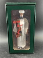 Rare Robert O'Neal signed Osama Bin Laden doll, (H