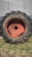 Firestone Tires & Wheels, 18.4-38, 9 hole wheels,