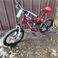 Red Supercycle 16" Kids Bike w/ Suspension