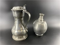 Petwerware lot of 2, with a lidded stein attribute