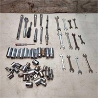 *Donated* Open End Wrenches, 3/8" Ratchet, Etc