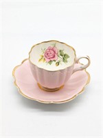 Clare Baby Pink and Rose Teacup