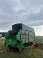 John Deere Silage Wagon on John Deere Gear,