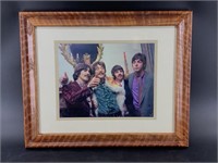 Double matted and framed photo of the Beatles: 13.
