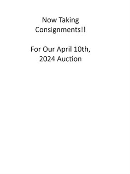 5/01/24 @ 7PM Machinery Consignment Auction Ottawa, KS