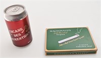 Boîte de cigarettes Macdonald's, métal, vintage