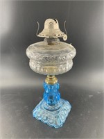 Late 19th century American glass lamp, mechanism b
