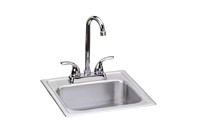 Elkay Drop-in Single Bowl Gauge Stainless Bar Sink