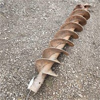 Post Hole Auger only 9"  w/2" shaft. 4' long