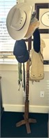 Coat Rack w/ Hats