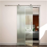 5FT Soft Close Glass Barn Door Hardware