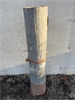 Telescoping silo pipe