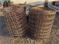 4 rolls of woven wire fencing