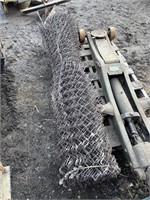 Roll of chain link fence