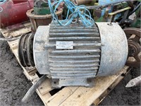 Heavy duty silo unloader motor