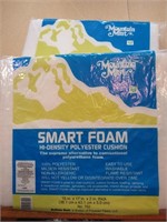 (2) Smart Foam Cushions 15" x 17" x 2"