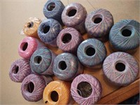 (16) Cotton Crochet Thread, Mostly #10