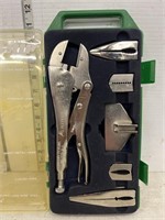 All Grip locking pliers kit- 5 Interchangeable