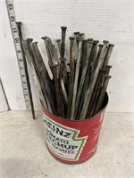 Can of 12” nails