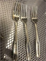 150PCS SILVER PLATED ONEIDA FORKS