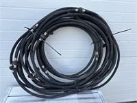 Roll of black hose