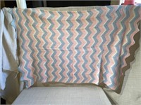 Hand Made Lap / Baby Blanket Afghan