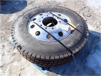 Qty Of (1) Mirage 11R24.5 MG312 Aluminum Tire(s) &