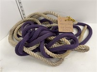 2 heavy duty boat tie down ropes