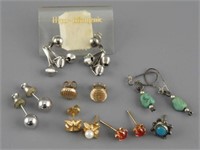 Vintage earrings lot to include but not limited to