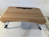 Folding Lap Desk, 23.6 Inch Portable Wood damaged
