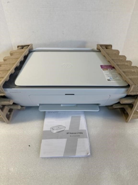 HP DeskJet 2723E with instructions and box