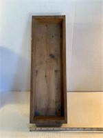 19 x 6” wooden box