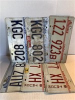 Lot of miscellaneous license plates
