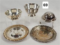 English Victorian Silver Covered Butter