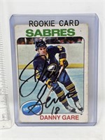 1975 Opeechee Danny Gare hockey card