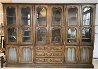 Country French Style Display Case / Cabinet