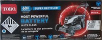 Toro 60v Super Recycler SelfPropelled Mower w/ B&C