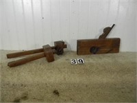 3 - Lancaster Co., wooden tools: “J. Stamm, Mt.