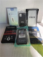 Miscellaneous lot of phone covers and protective