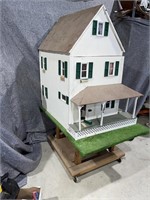 Massive Hand Built Two Story Doll House