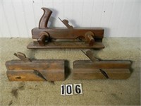3 – Wooden molding planes: Greenfield Tool Co.,