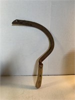 Vintage hand wooden sickle