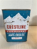 Crestline  antifreeze tin