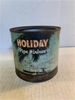 Holiday pipe mixture, tin
