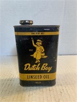 Dutch boy Linseed oil tin