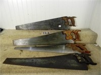 4 – Various handsaws: “Disston & Sons”: